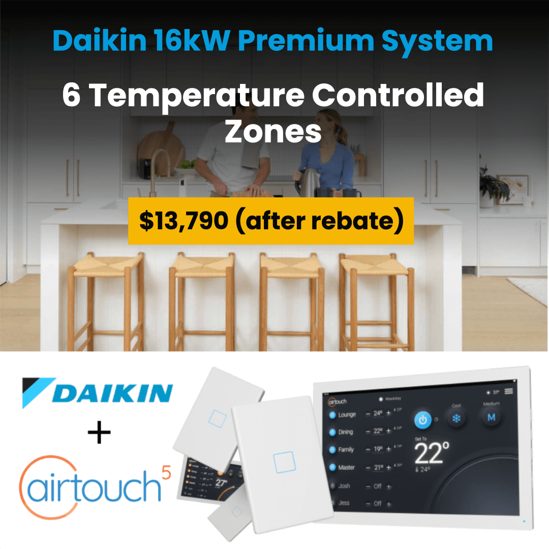 Daikin Ducted Cooling and Heating offer