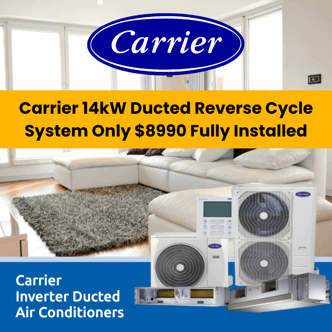 Carrier 14kW Ducted Reverse Cycle System